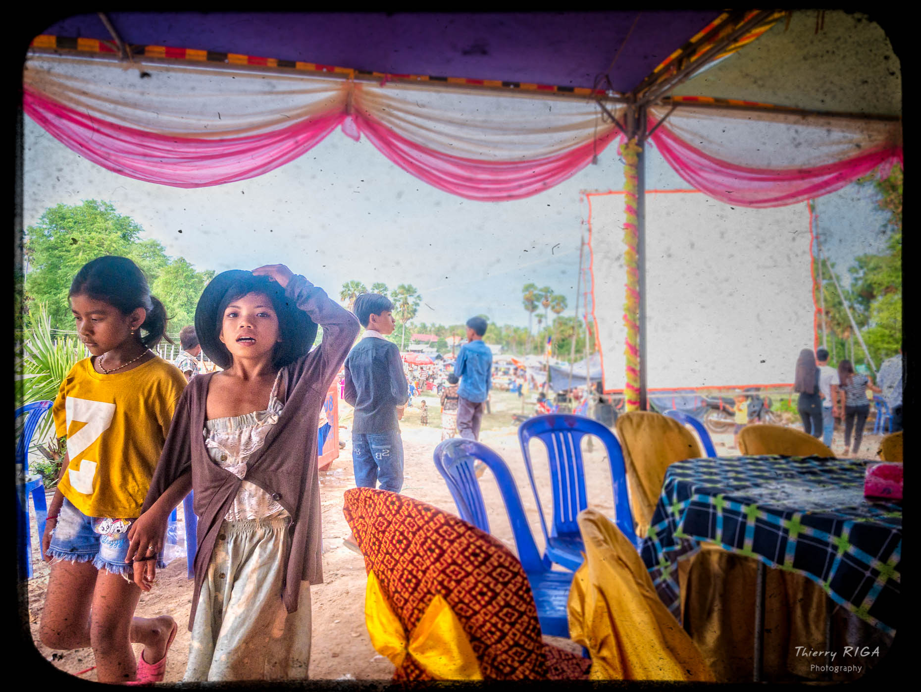 teenagers in rural festival in Cambodia, Thierry Riga, Angkor Photography