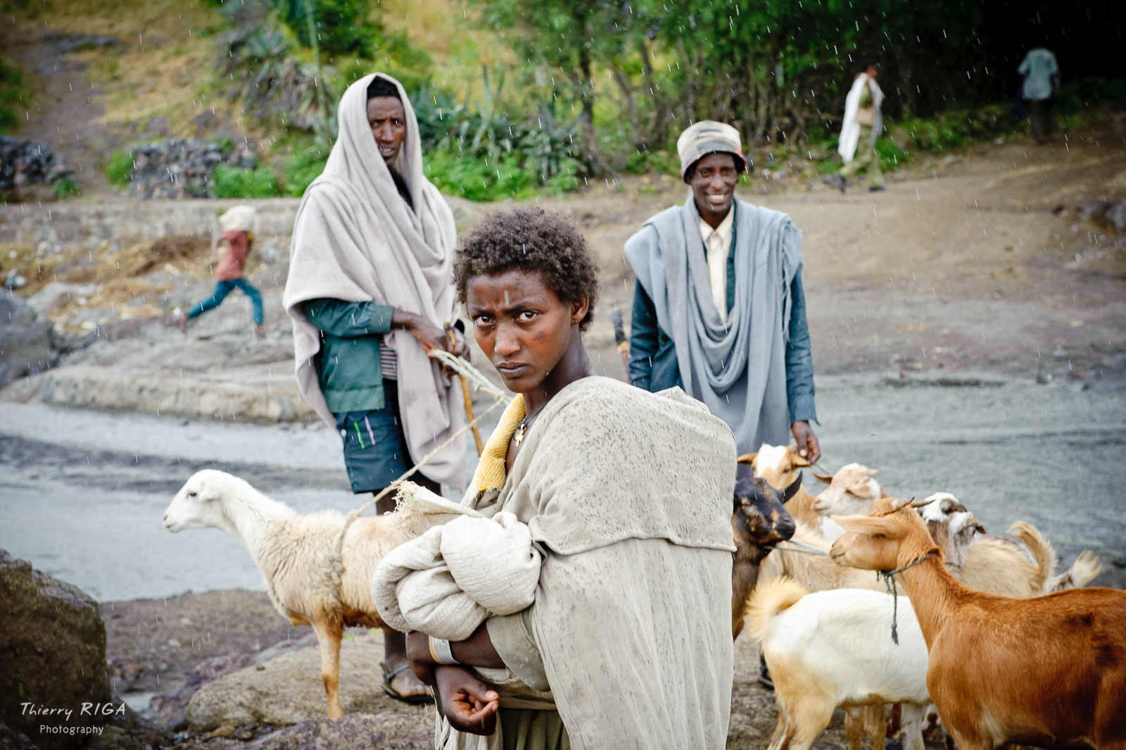 Young shepherd portrait in bilbila, near Lalibela, Ethiopia, Thierry Riga