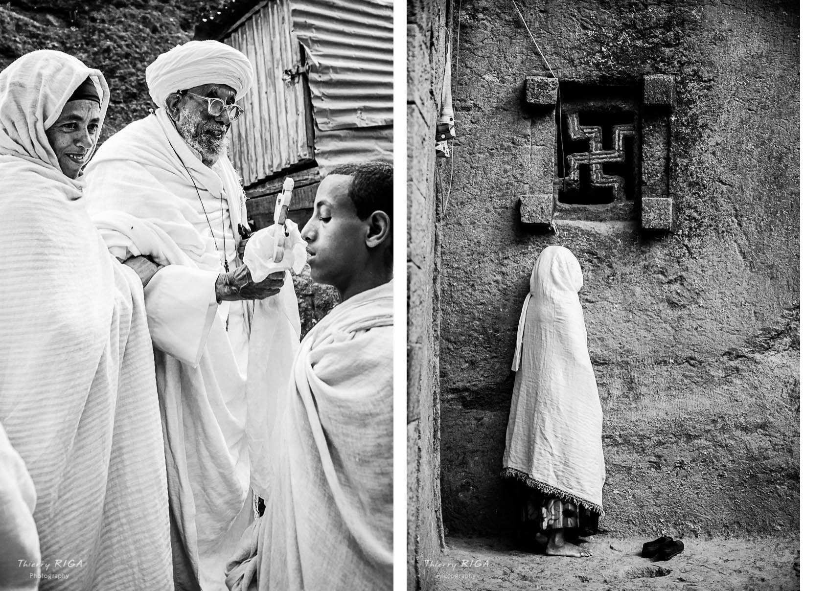 Blessing priest in Lalibela, Ethiopia