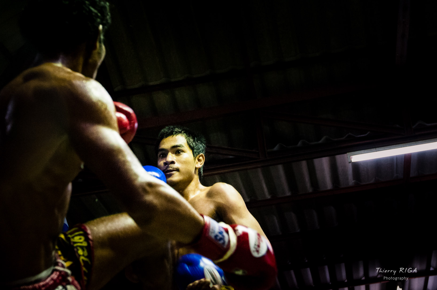 you fighters boxing Muay Thai in thailand