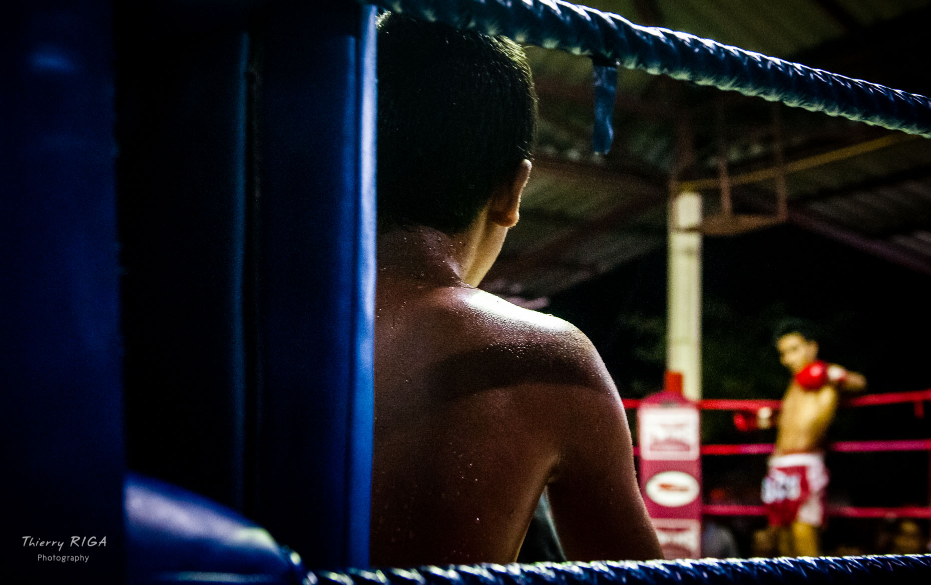 Muay Thai boxing thailand just before starting